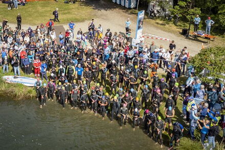 Wasserstart beim LV Triathlon
